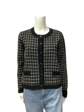Aqua Tweed Sweater Size: S